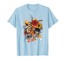 Load image into Gallery viewer, Tiger and Skull flower Floral Flowers shirt Cute Gift Idea T-Shirt 114115
