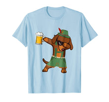 Load image into Gallery viewer, Funny shirts V-neck Tank top Hoodie sweatshirt usa uk au ca gifts for Dachshund Dog Oktoberfest Lederhosen Dabbing Beer Fun Tshirt 583363