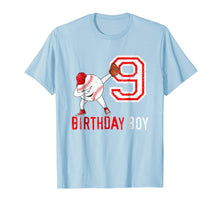 Load image into Gallery viewer, Funny shirts V-neck Tank top Hoodie sweatshirt usa uk au ca gifts for 9 Years Old Baseball Boy Born 2009 9th Ninth Birthday Shirt 527736