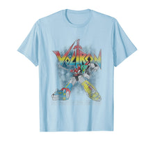 Load image into Gallery viewer, Voltron Retro Defender Rainbow Graphic T-Shirt