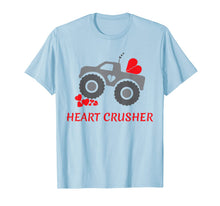 Load image into Gallery viewer, Heart Crusher shirt, Boy Valentines Day T Shirt, Truck Tee-902163