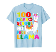 Load image into Gallery viewer, 100 Days of School Shirt No Probllama Llama 100th day T-Shirt-966397