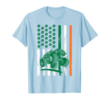 Load image into Gallery viewer, Irish American Flag Monster Truck St Patrick's Day Gift T-Shirt-4144668