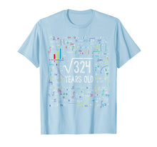 Load image into Gallery viewer, Square Root Of 324 18th Birthday 18 Year Old Gifts Math Bday T-Shirt-197091
