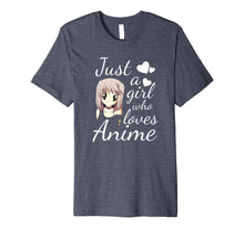 Load image into Gallery viewer, Funny shirts V-neck Tank top Hoodie sweatshirt usa uk au ca gifts for Teenage Girl Anime Shirt | Just a Girl Who Loves Anime 2562250
