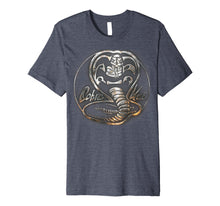 Load image into Gallery viewer, Cobra Kai Rusted Steel Snake Logo Premium T-Shirt