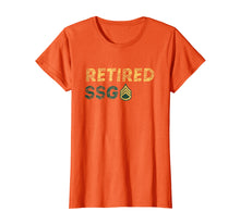 Load image into Gallery viewer, Funny shirts V-neck Tank top Hoodie sweatshirt usa uk au ca gifts for Retired SSG Staff Sergeant army tshirt 2724660