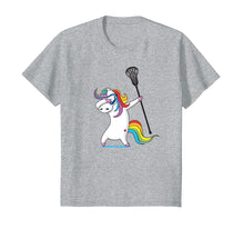 Load image into Gallery viewer, Funny shirts V-neck Tank top Hoodie sweatshirt usa uk au ca gifts for Dabbing Unicorn Girls Lacrosse Novelty Graphic T-Shirt 556562
