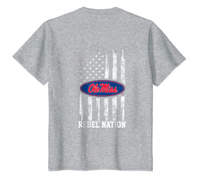 Load image into Gallery viewer, Funny shirts V-neck Tank top Hoodie sweatshirt usa uk au ca gifts for Ole Miss Rebels Nation Flag T-Shirt - Apparel 2270505