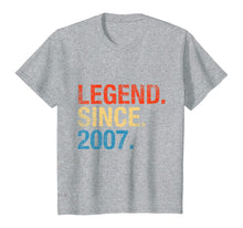 Load image into Gallery viewer, Legend Since 2007 Years Old Gifts 13th Birthday TShirt91040