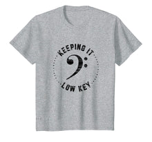 Load image into Gallery viewer, Funny shirts V-neck Tank top Hoodie sweatshirt usa uk au ca gifts for Bass Clef Music Shirt Keeping It Low Key Musician Black 4487303