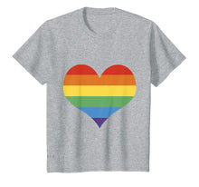 Load image into Gallery viewer, Funny shirts V-neck Tank top Hoodie sweatshirt usa uk au ca gifts for LGBT Pride Shirt Rainbow Flag Heart Love T-Shirt 2704727