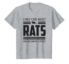 Load image into Gallery viewer, Funny shirts V-neck Tank top Hoodie sweatshirt usa uk au ca gifts for Only Care About Rats - Pet Mouse Rat Rodent Gift T-Shirt 2873553