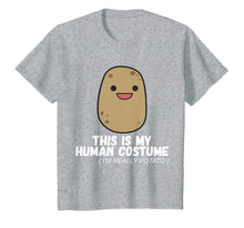 Load image into Gallery viewer, Funny shirts V-neck Tank top Hoodie sweatshirt usa uk au ca gifts for This Is My Human Costume Im Really A Potato Funny T-Shirt 1313337