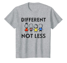 Load image into Gallery viewer, Funny shirts V-neck Tank top Hoodie sweatshirt usa uk au ca gifts for Different Not Less T-Shirt Support Autism Awareness Gifts 1567021