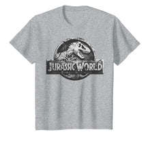 Load image into Gallery viewer, Funny shirts V-neck Tank top Hoodie sweatshirt usa uk au ca gifts for Jurassic World Two Distressed Stone Logo Graphic T-Shirt 721300