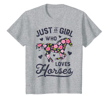 Load image into Gallery viewer, Just A Girl Who Loves Horses Shirt Horse Riding Women Gifts