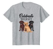 Load image into Gallery viewer, Funny shirts V-neck Tank top Hoodie sweatshirt usa uk au ca gifts for Funny Labrador Retriever Dog T-Shirt Celebrate Diversity 1784971