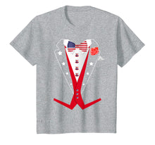 Load image into Gallery viewer, Funny shirts V-neck Tank top Hoodie sweatshirt usa uk au ca gifts for 4th of July Tuxedo TShirt American Patriotic Suit Boy Mens T-Shirt 1121624