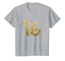 Load image into Gallery viewer, Funny shirts V-neck Tank top Hoodie sweatshirt usa uk au ca gifts for Sweet 16th Birthday T-Shirt Gifts for Girls Sixteen Gold 1532667