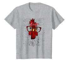 Load image into Gallery viewer, Funny shirts V-neck Tank top Hoodie sweatshirt usa uk au ca gifts for Chicken with bandana headband and glasses cute t-shirt 865285