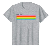Load image into Gallery viewer, KD Kay Dee Rainbow Camera Stripes Logo T-Shirt-879632
