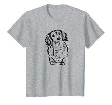 Load image into Gallery viewer, Funny shirts V-neck Tank top Hoodie sweatshirt usa uk au ca gifts for Long Hair Dachshund Cute Wiener Lovers Gifts Dog Mom Black T-Shirt 313988