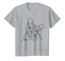 Load image into Gallery viewer, French Bulldog Original 1 Line Art Illustration Frenchie Dog T-Shirt-1933612