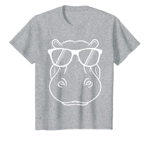 Load image into Gallery viewer, Hippopotamus T Shirt - Cool And Cute Hippo W/ Sunglass T-Shirt-201070