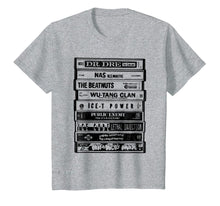 Load image into Gallery viewer, Hip Hop Artists Cassettes T-Shirt - Old School Rap Tee-462932