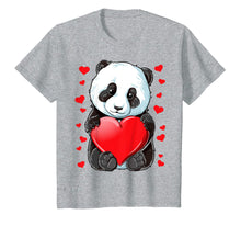 Load image into Gallery viewer, Panda Heart Valentines Day Girls Kids Women Bear Lover Gifts T-Shirt-860968