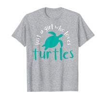 Load image into Gallery viewer, Turtle For Girls Who Love Turtles Gift Diving Ocean Present T-Shirt