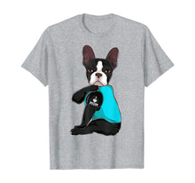 Load image into Gallery viewer, Funny Boston Terrier I Love Mom Apparel Dog Mom Gifts Womens TShirt513998