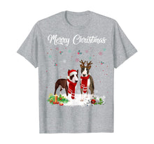 Load image into Gallery viewer, Funny shirts V-neck Tank top Hoodie sweatshirt usa uk au ca gifts for Merry Christmas Santa Bull Terrier Dog Gift Xmas T-Shirt 680581