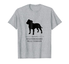 Load image into Gallery viewer, Funny shirts V-neck Tank top Hoodie sweatshirt usa uk au ca gifts for Staffordshire Bull Terrier Shirt: Black Silhouette 3405685