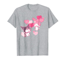 Load image into Gallery viewer, My Melody And Kuromi Valentine's Day Hearts Tee Shirt
