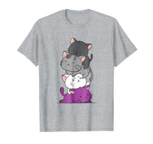 Load image into Gallery viewer, Funny shirts V-neck Tank top Hoodie sweatshirt usa uk au ca gifts for Kawaii Cat Pile Anime T-shirt - Asexual Pride Flag Kittens 1191277