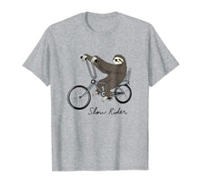 Load image into Gallery viewer, Funny shirts V-neck Tank top Hoodie sweatshirt usa uk au ca gifts for Slow Rider Sloth T-shirt Sloth Biking Shirt Funny Sloth Tee 257396