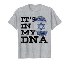 Load image into Gallery viewer, Funny shirts V-neck Tank top Hoodie sweatshirt usa uk au ca gifts for It's In My DNA Israeli Shirt I Love Israel Flag Jewish Gifts 2770607
