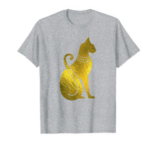 Load image into Gallery viewer, Funny shirts V-neck Tank top Hoodie sweatshirt usa uk au ca gifts for Bastet Egyptian Cat God Hieroglyph Archaeology T-Shirt 2282110
