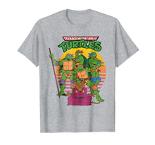 Load image into Gallery viewer, Teenage Mutant Ninja Turtles Retro Sun Group Tee-Shirt