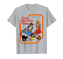 Load image into Gallery viewer, Funny shirts V-neck Tank top Hoodie sweatshirt usa uk au ca gifts for Funny-Let's-Sacrifice-Toby-Black-Cat T-shirt Cat Demon 806512