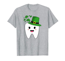 Load image into Gallery viewer, Cute Tooth With Hat Dental Assistant Gifts St Patricks day T-Shirt-261838