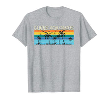 Load image into Gallery viewer, Turks and Caicos 80's Retro Palm Trees Stripes T-Shirt