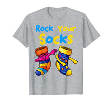 Load image into Gallery viewer, Rock Your Socks Down Syndrome Day Awareness for Boys Girls T-Shirt-155736