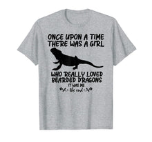 Load image into Gallery viewer, There Was A Girl Who Really Loved Bearded Dragons T-Shirt-4067431