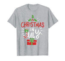 Load image into Gallery viewer, Christmas In July T Shirt Summer Beach Tshirt Hawaiian Gift 352467