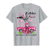 Load image into Gallery viewer, Pumpkin Pink Truck Breast Cancer Awareness Month October T-Shirt