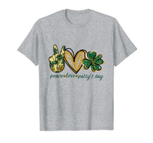 Load image into Gallery viewer, Peace Love Patty's Day - Perfect Gift Patrick's Day T-Shirt-2279981
