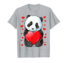 Load image into Gallery viewer, Panda Heart Valentines Day Girls Kids Women Bear Lover Gifts T-Shirt-860968